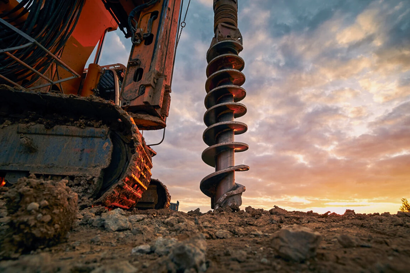 Commercial drilled pier foundation repair