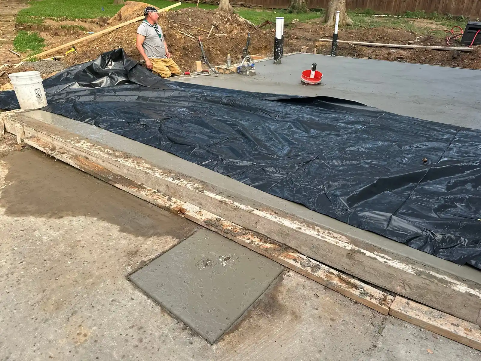 Commercial Concrete. Jobsite photo