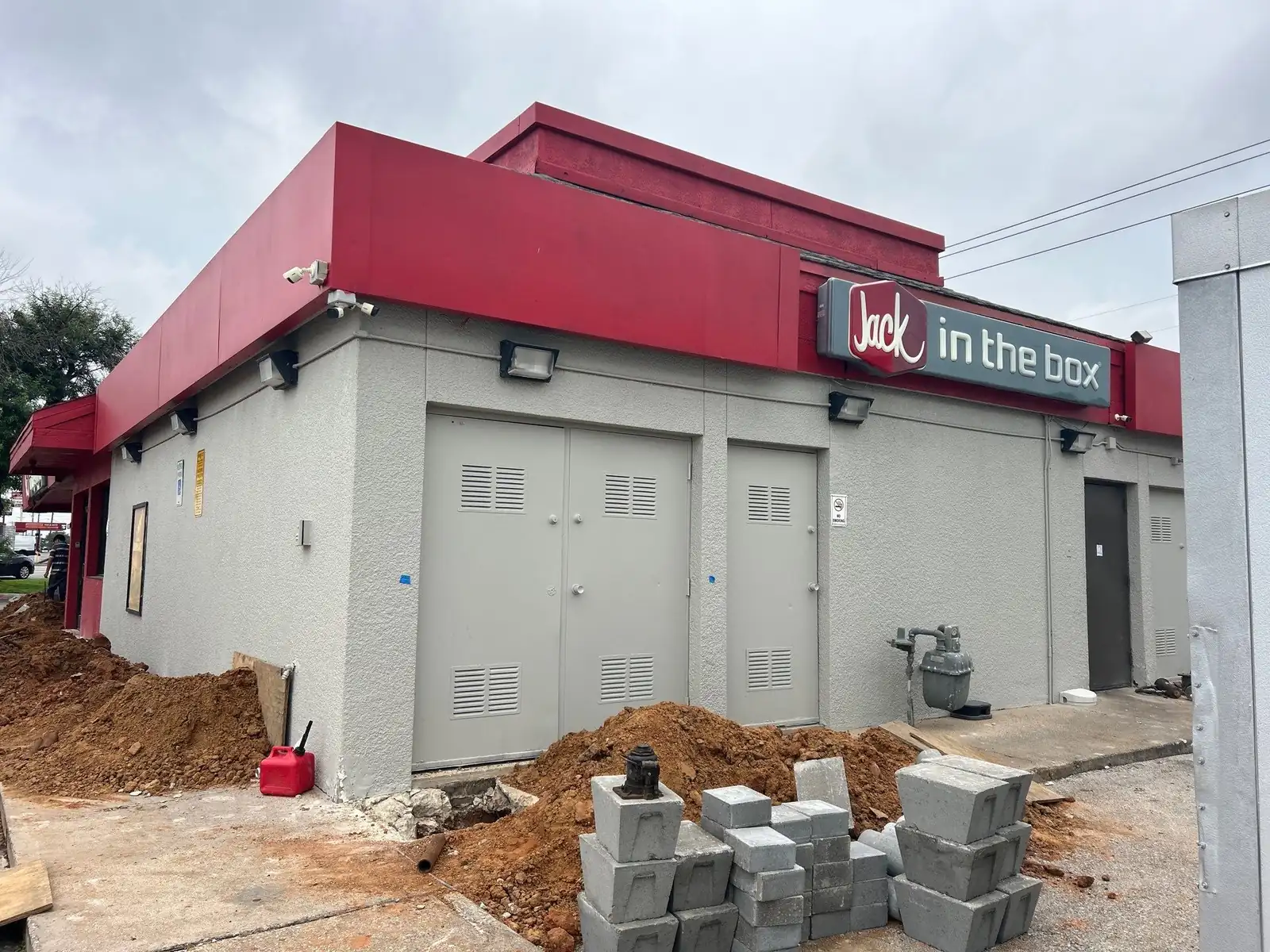 Restaurant Foundation Repair & Foam Injection. Jobsite photo from this project