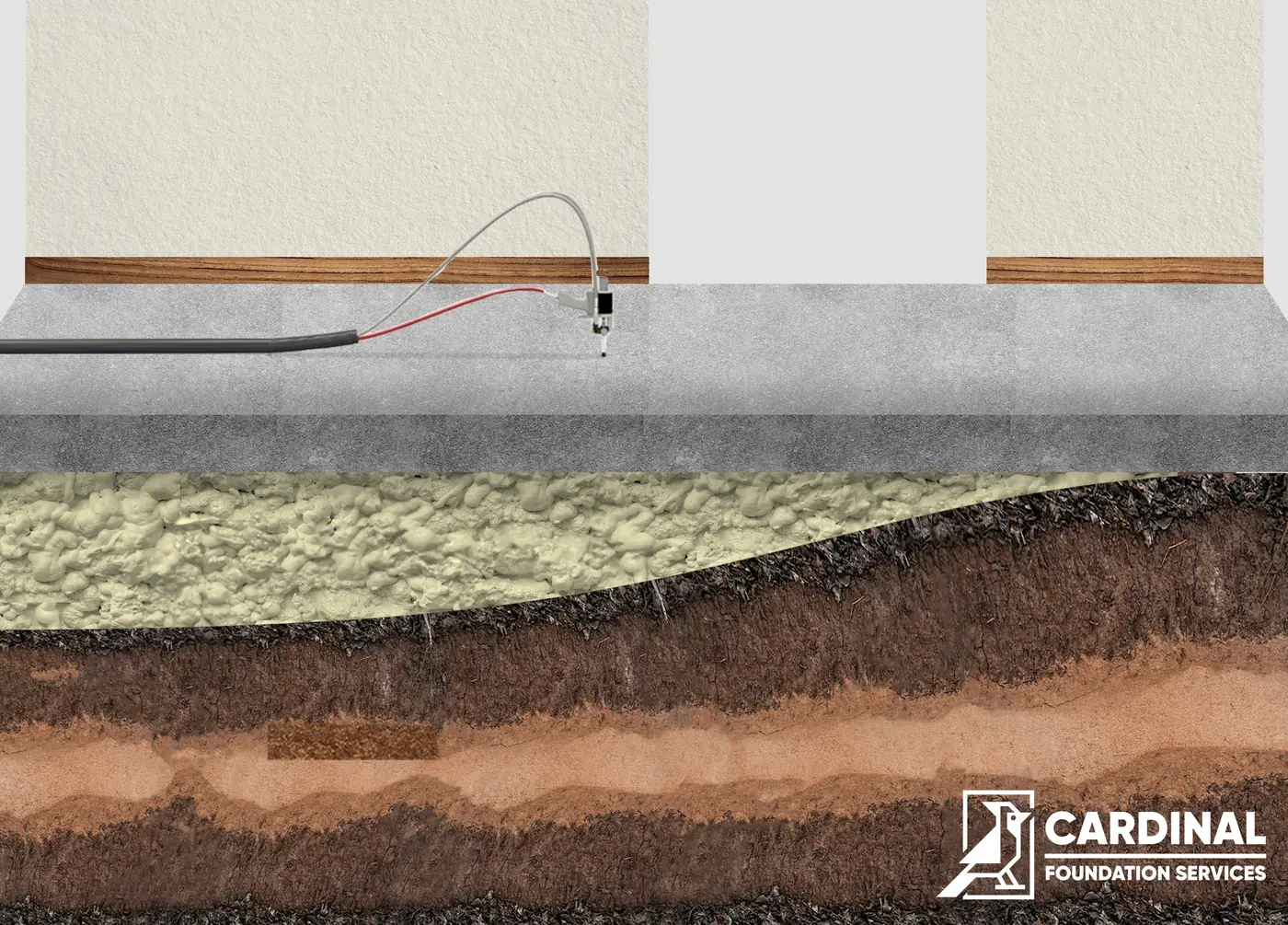 Residential concrete lifting and leveling